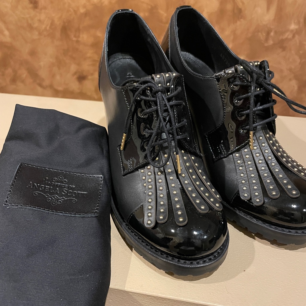 Worn Once: Office Of Angela Scott, Lug, Sole, Heeled, Loafers